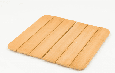 A close-up shot of a light beige or off-white textured surface, possibly a fabric or a wall.